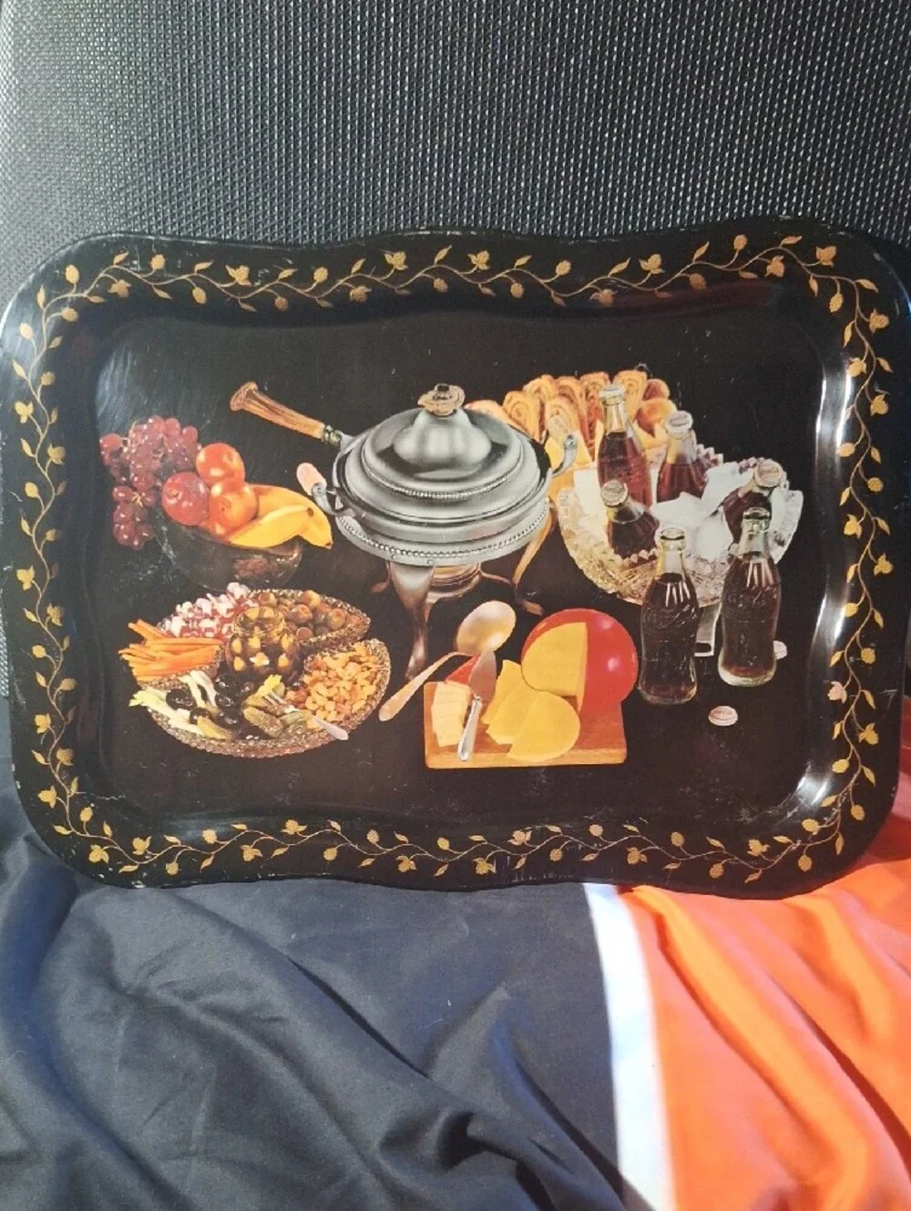 Vintage Coca Cola Fondue TV Dinner Tray